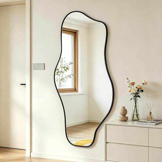 Large Irregular Mirror, Modern Organic Shaped Mirrors by DAOYIJIAJUAestheticMirror