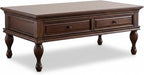 Vintage Wood Coffee Table for Living Room by YKLYTBD