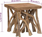 Brown Coffee Table Recycled Wood Table - Image 2