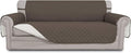 Easy-Going Reversible Couch Cover, 4 Seater Sofa, Taupe/Ivory | XX-Large Sofa by Easy-Going