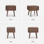 mopio Ensley Mid Century Modern Side Table, Small Accent Tables - Image 9