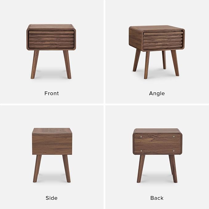 mopio Ensley Mid Century Modern Side Table, Small Accent Tables - Image 9