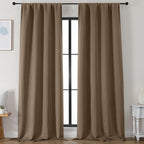 Simplebrand Brown Blackout Curtains by Simplebrand