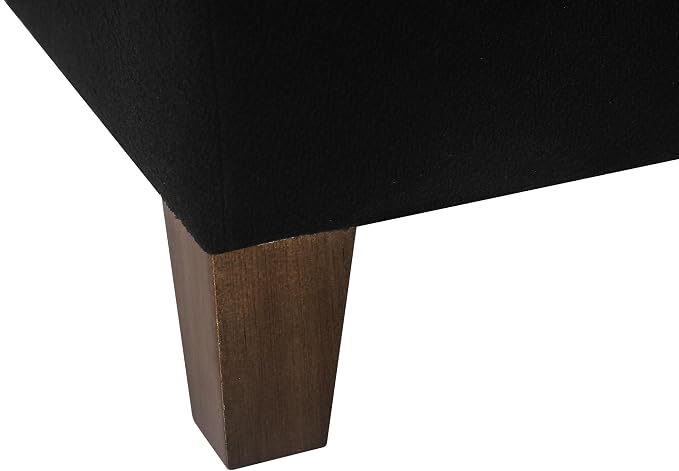 Adeco 17.5" Square Fabric Ottoman - Image 7
