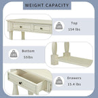 Knocbel 64 Inch Long Antique Entry Console Table - Image 12