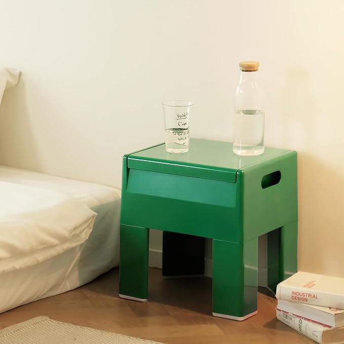 Nightstand Bedside with Storage Space, Dorm and Small Spaces, Easy Assembly - Image 8