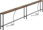SUPERJARE 110.2 Inch Sofa Table by SUPERJARE