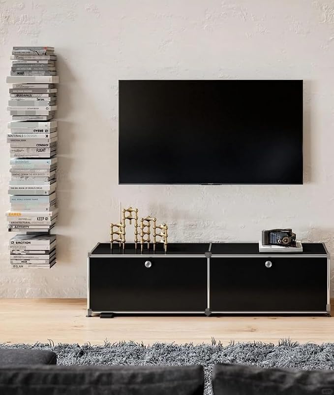 Modern Storage Cabinet Versatile Free-Standing Organizer - Image 4