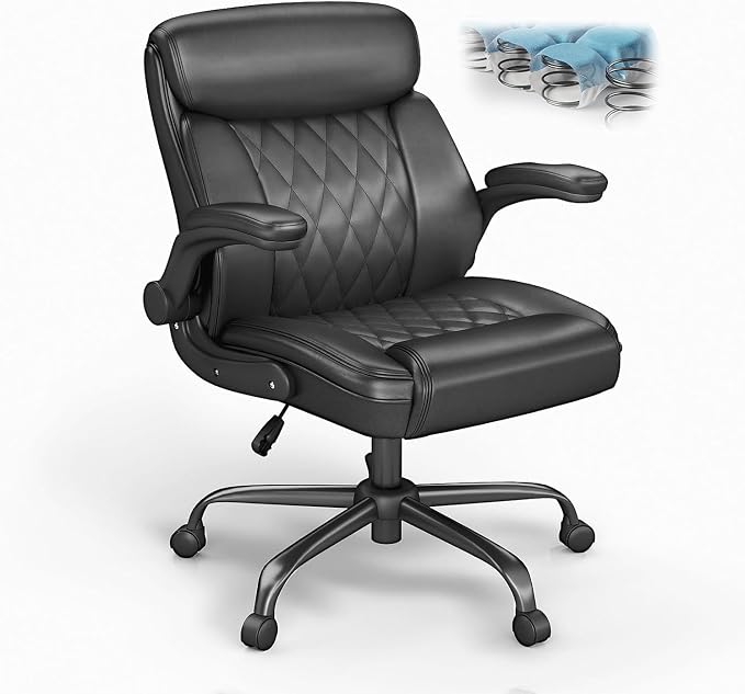 AnyGod Ergonomic Mid-Back Desk Chairs Comfy by AnyGod