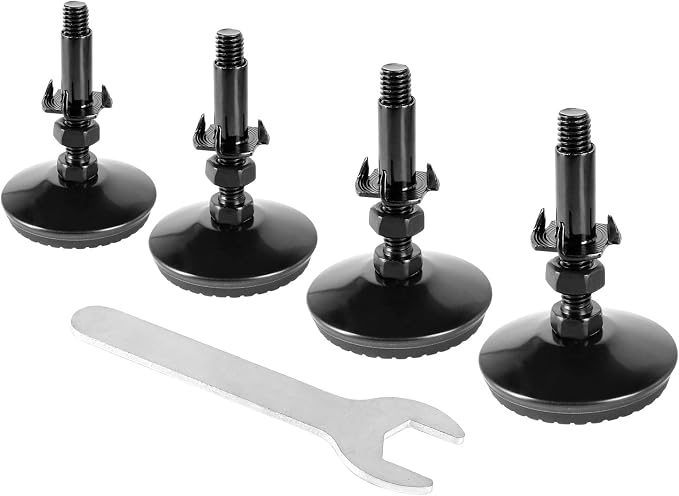 M8 Leveling Feet with 4-Pronged Nut, Adjustable Leg Levelers Heavy Duty by Zernmiarder