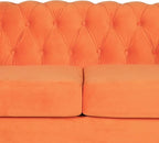RARZOE Modern 2 Pieces Living Room Sofa Set, Loveseat and Chesterfield Sofa - Image 5