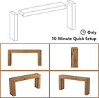 Reclaimed Solid Wood Console Table - Image 7