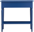 Leick Home Coastal Console Table, Solid Wood, 2 Storage Drawers, Bottom Display - Image 6