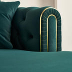 66.9" W Velvet Chaise Lounger - Image 8