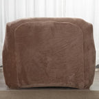 vctops 1-Piece Velvet Plush Stretch Chair Sofa Slipcover Soft Fuzzy Fluffy - Image 5