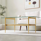 LumFurn Rectangle Coffee Table for Living Room, Mid-Century Modern Design - Image 5