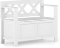 SIMPLIHOME Amherst Entryway Storage Bench by SimpliHome