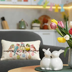 RABUSOFA Easter Pillow Covers 12x20 inch Easter Decorations - Image 2