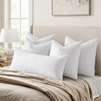 MIULEE 20x20 Pillow Inserts, Double-Layer Down-Proof Cotton Cover, Decorative - Image 3