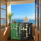 Industrial Shipping Container Nightstand - Image 2
