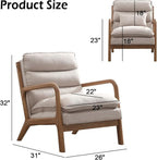 INZOY Mid Century Modern Accent Chair - Image 2