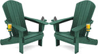 SERWALL Adirondack Chair with Cup Holders by SERWALL