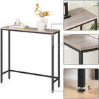 HOOBRO Narrow Console Table, 29.5" Small Entryway Table, Thin Sofa Table - Image 7