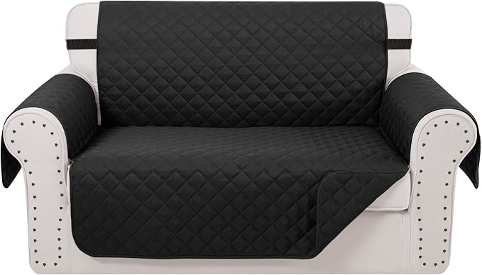 Reversible 45" Small Loveseat Sofa Covers, Friendly Furniture Protector by LuxshareHome
