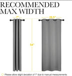 NICETOWN Bedroom Curtains Blackout Drapery Panels, Three Pass Microfiber - Image 6