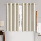 MIULEE 100% Blackout Linen Curtains by MIULEE