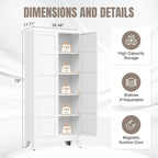 Yizosh Metal Storage Cabinet - Image 2