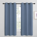 NICETOWN Short Curtains for Kitchen, Thermal Insulated Solid Grommet Blackout by NICETOWN