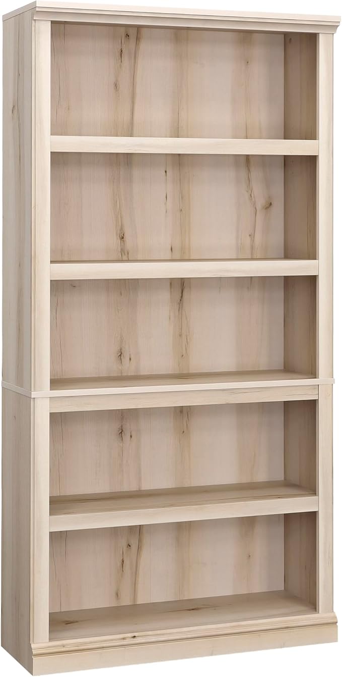 Sauder 5 Tier Book Shelf Wooden Bookcase Multipurpose Bookshelf by SAUDER%C2%AE