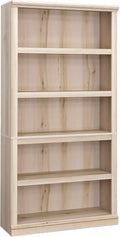 Sauder 5 Tier Book Shelf Wooden Bookcase Multipurpose Bookshelf by SAUDER%C2%AE