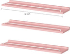 RYOFOBETTO 32 inches Long Floating Shelves, Bathroom Decor Shelves Over Toilet - Image 3