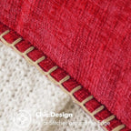 MIULEE Decorative Couch Throw Pillow Covers 18x18 Inch Red 2 Pack | Summer - Image 2