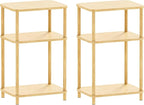 Bamboo End Table, Side Table for Small Space by Alifewithtasteandstyle