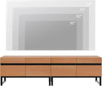 WAMPAT Modern TV Stand for 50-75 Inch TVs, Wood Entertainment Center - Image 5