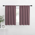 NICETOWN Blackout Curtains for RV Windows, Dry Rose, 2 Panels, Room Darkening by NICETOWN