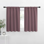 NICETOWN Kitchen Curtains, Dry Rose, Short Blackout Curtains & Drapes, Thermal by NICETOWN