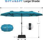 SUPERJARE 13FT Outdoor Patio Umbrella - Image 8
