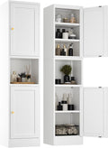 YAUWOH 2-Door Metal Storage Cabinet, Tall Slim Pantry Organizer by YAUWOHFactoryOutletsColorfulMetalFurniture