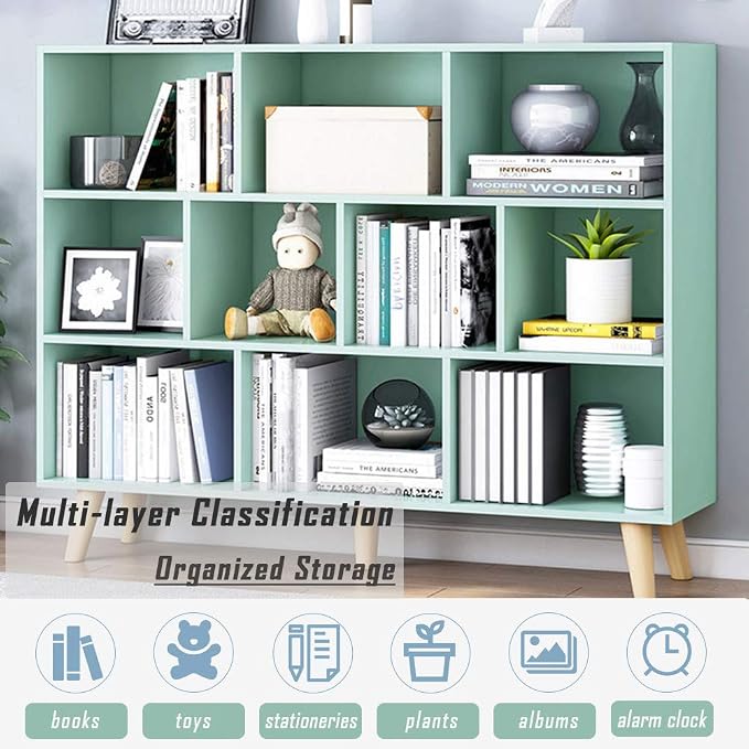 IOTXY Wooden Open Shelf Bookcase - Image 4