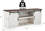 AMERLIFE 66" Farmhouse TV Stand - Image 2