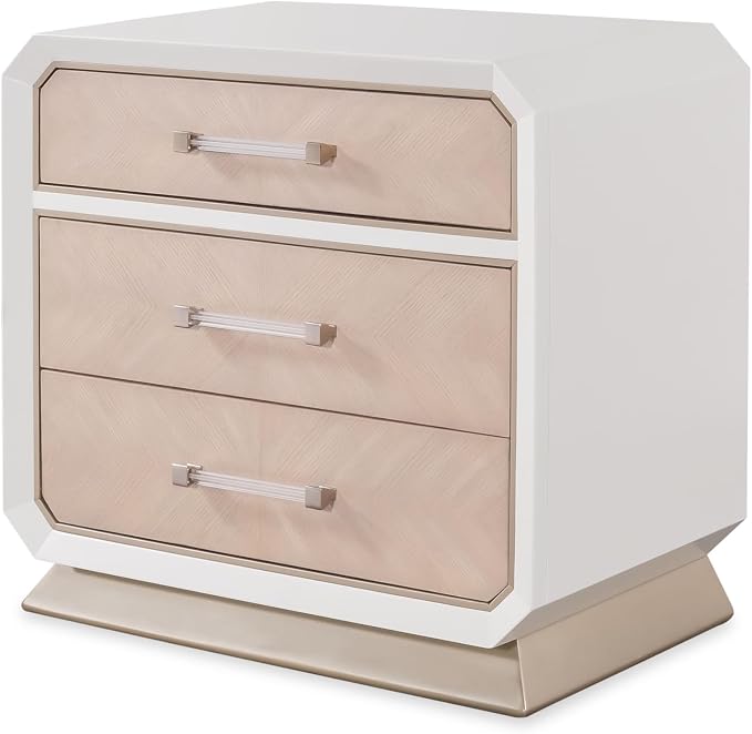 First of a Kind Dior Two Tone Luxury 5 Piece King Bedroom Set - Image 4