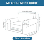 Armchair Slipcover with 1 Pillow Cover - Image 5