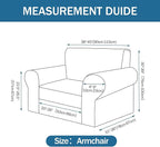 Armchair Slipcover with 1 Pillow Cover - Image 5