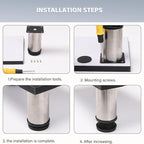 4 Pack Furniture Legs 2 Inch Patas Para Muebles Adjustable Furniture Feet - Image 3