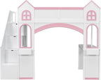 Princess-Themed Castle Loft Bed - Image 5