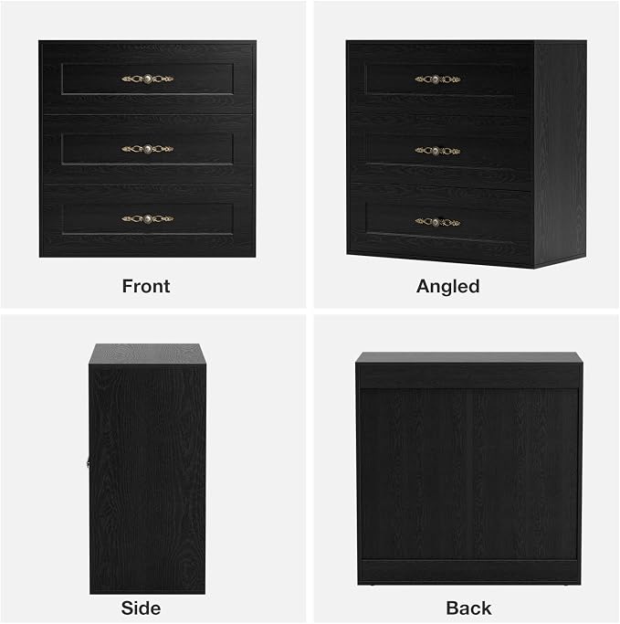 Wooden Dresser with 6 Large Drawers, Storage Cabinet Organizer Sideboard - Image 7
